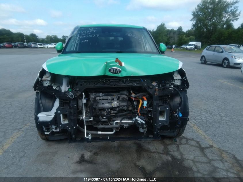 2020 Kia Soul Ev Designer VIN: KNDJ33A14L7010577 Lot: 11943387