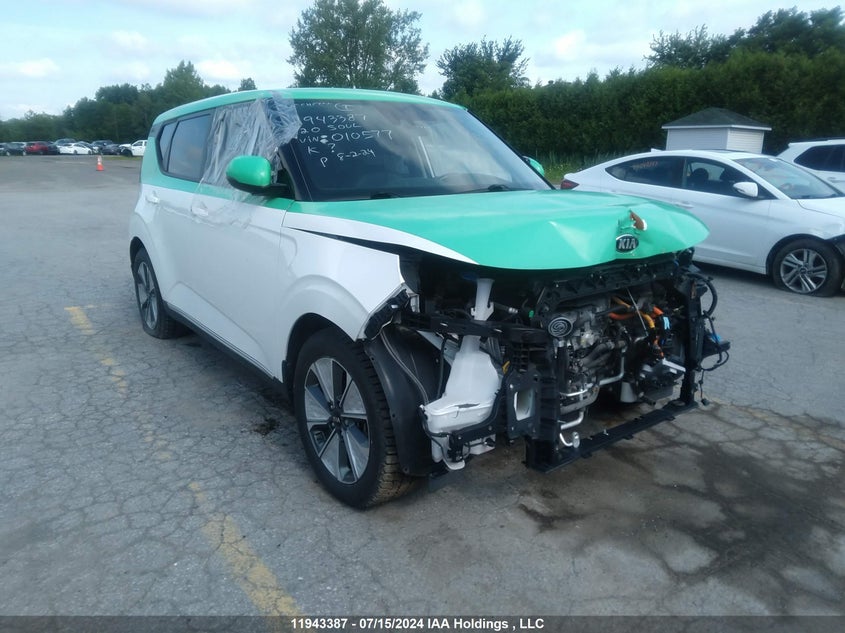 2020 Kia Soul Ev Designer VIN: KNDJ33A14L7010577 Lot: 11943387