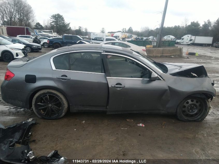 2010 Infiniti G37 VIN: JN1CV6AR4AM458121 Lot: 11943731
