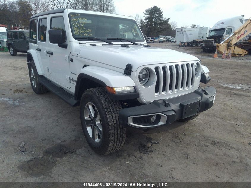 2022 Jeep Wrangler Unlimited Sahara VIN: 1C4HJXEN3NW119081 Lot: 11944406