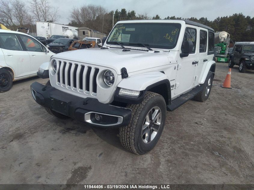 2022 Jeep Wrangler Unlimited Sahara VIN: 1C4HJXEN3NW119081 Lot: 11944406