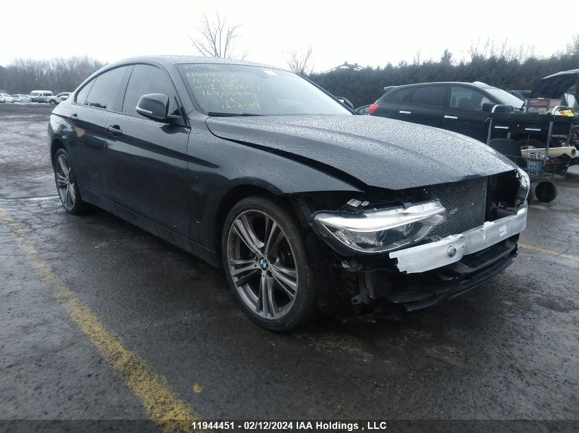 2016 BMW 4 Series VIN: WBA4C9C55GG139804 Lot: 11944451