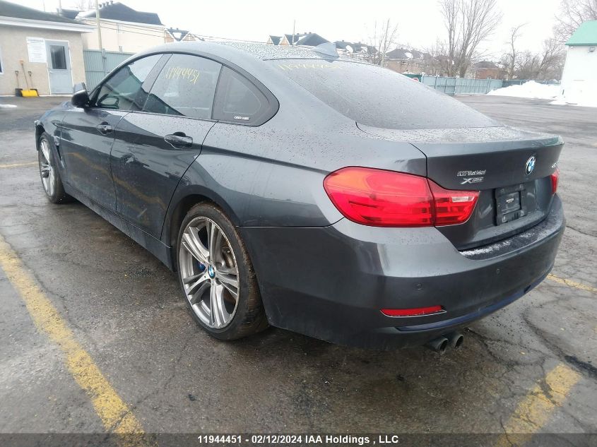 2016 BMW 4 Series VIN: WBA4C9C55GG139804 Lot: 11944451