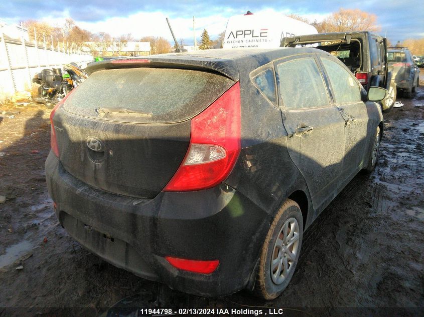 2014 Hyundai Accent Gl VIN: KMHCT5AE6EU154655 Lot: 11944798