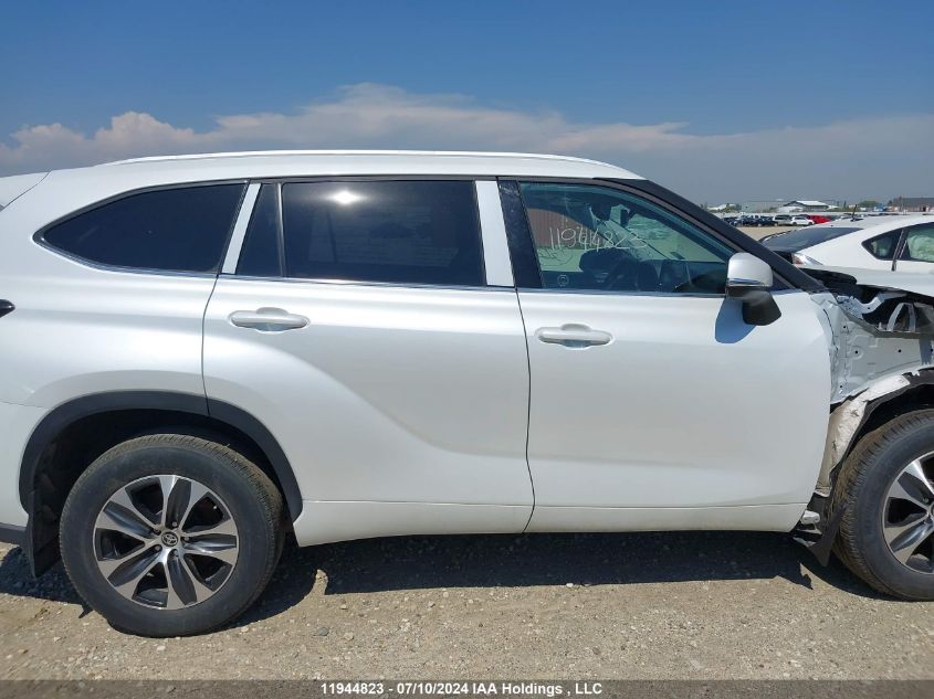 2022 Toyota Highlander Xle VIN: 5TDGZRBH6NS189432 Lot: 11944823