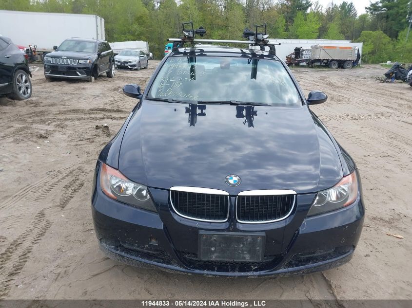 2007 BMW 3 Series VIN: WBAVH13547KR82204 Lot: 11944833