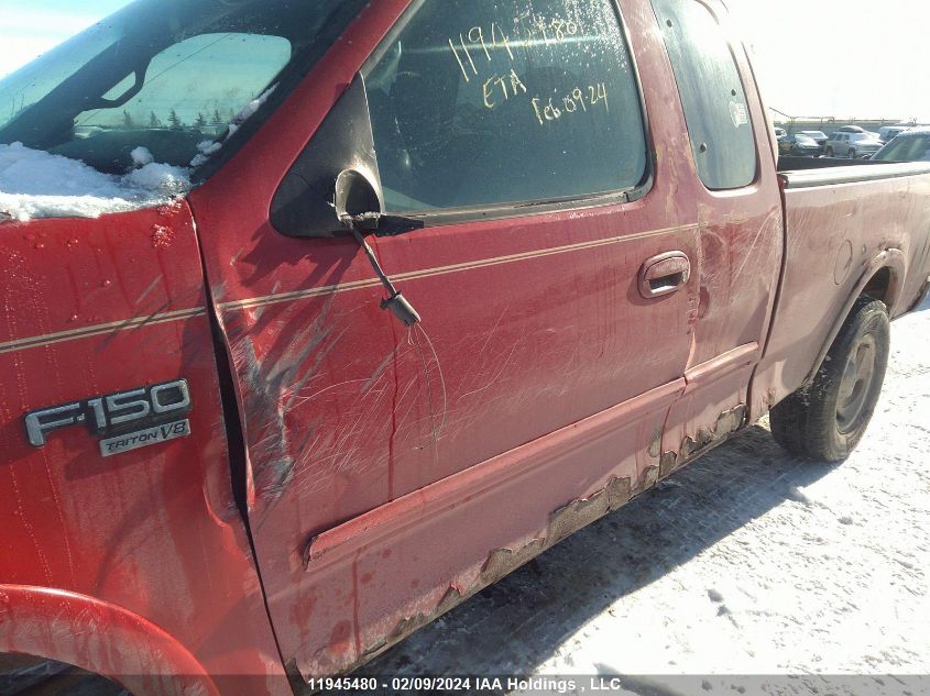 2000 Ford F150 VIN: 1FTRX18L6YNB01582 Lot: 11945480