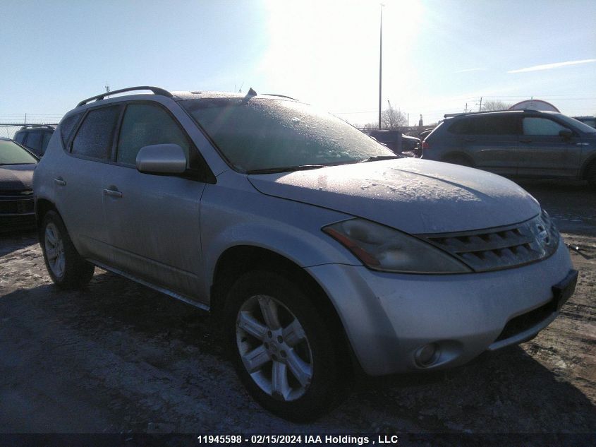 2007 Nissan Murano Sl VIN: JN8AZ08W67W653706 Lot: 11945598