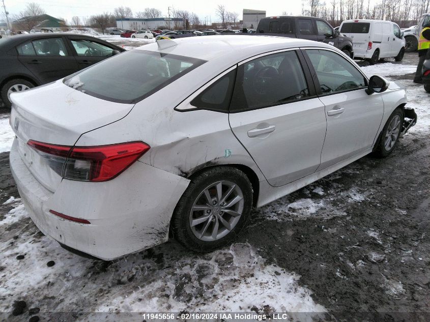 2022 Honda Civic Ex VIN: 2HGFE2F35NH116517 Lot: 11945656