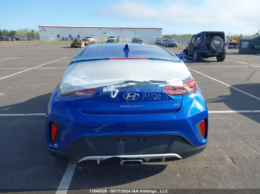 2019 Hyundai Veloster 2.0 Gl VIN: KMHTG6AF8KU010085 Lot: 11945926