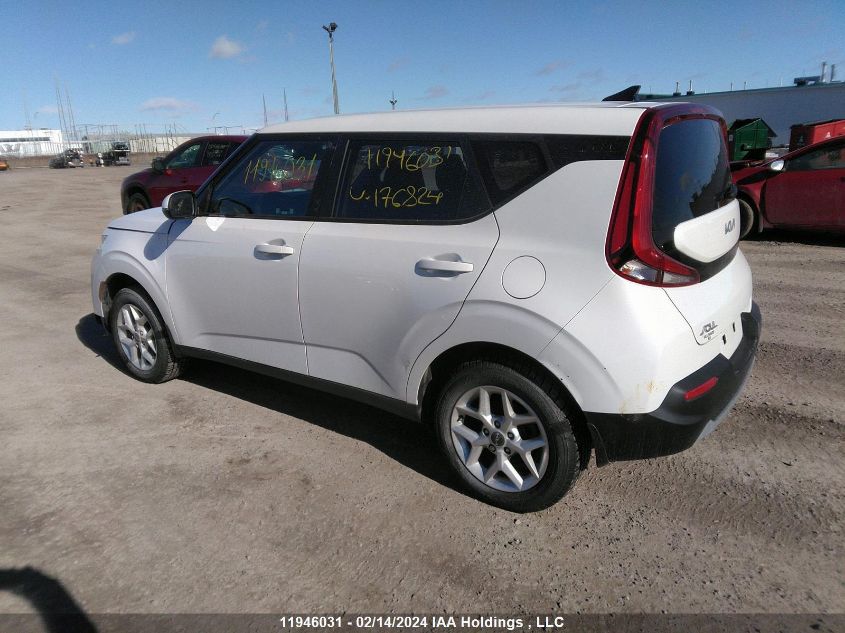 2022 Kia Soul Ex VIN: KNDJ33AU6N7176824 Lot: 11946031