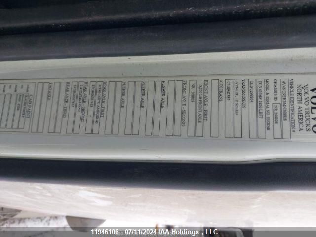 2021 Volvo Vnl VIN: 4V4NC9EH3MN268828 Lot: 11946106