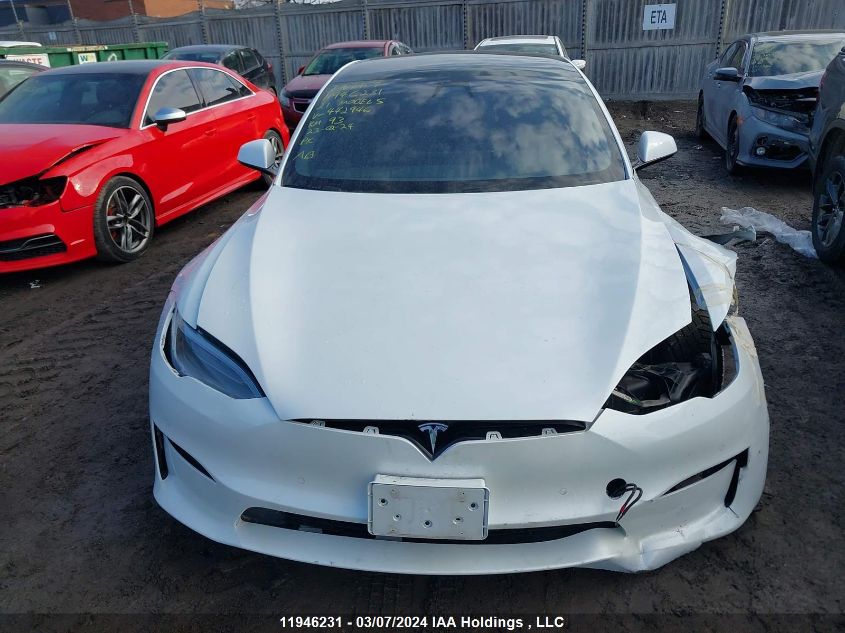 2021 Tesla Model S VIN: 5YJSA1E50MF442946 Lot: 11946231