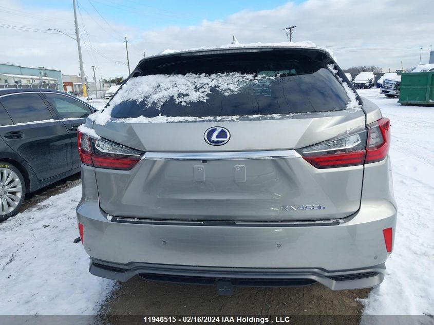 2019 Lexus Rx 450H Base/450H F-Sport VIN: 2T2BGMCA7KC031671 Lot: 11946515