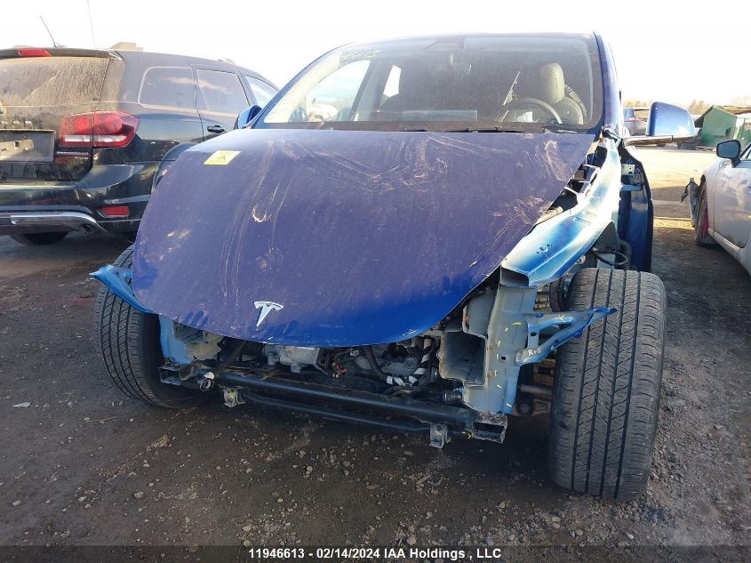 2020 Tesla Model Y VIN: 5YJYGDEE3LF046874 Lot: 11946613