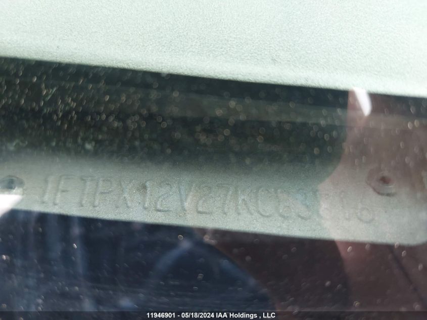 2007 Ford F150 VIN: 1FTPX12V27KC83816 Lot: 11946901