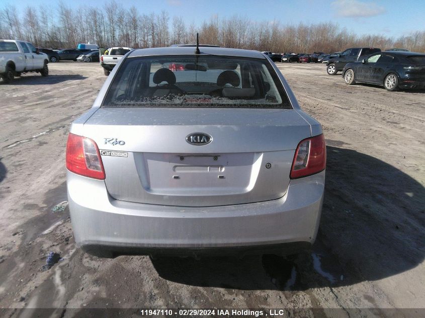 2010 Kia Rio Lx/Sx VIN: KNADH4B36A6694939 Lot: 11947110