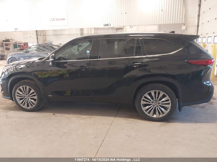 2023 Toyota Highlander Hybrid Limited/Hybrid Platinum VIN: 5TDEBRCH2PS120587 Lot: 11947274