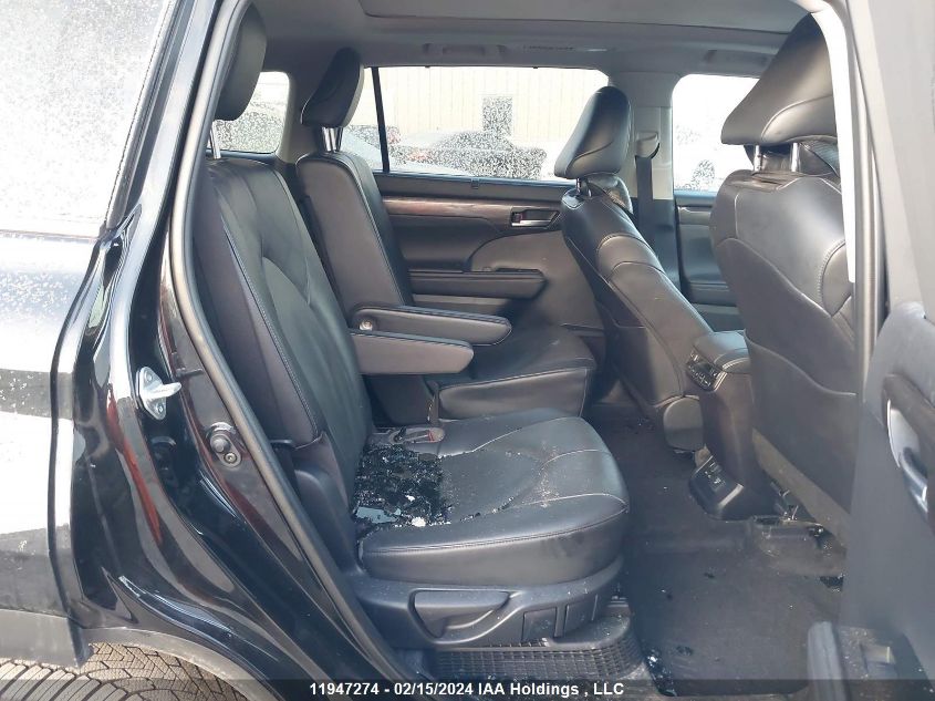 2023 Toyota Highlander Hybrid Limited/Hybrid Platinum VIN: 5TDEBRCH2PS120587 Lot: 11947274