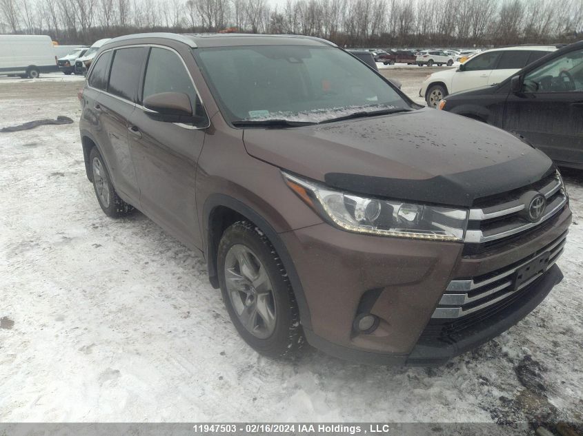 2017 Toyota Highlander Limited VIN: 5TDDZRFH7HS367527 Lot: 11947503