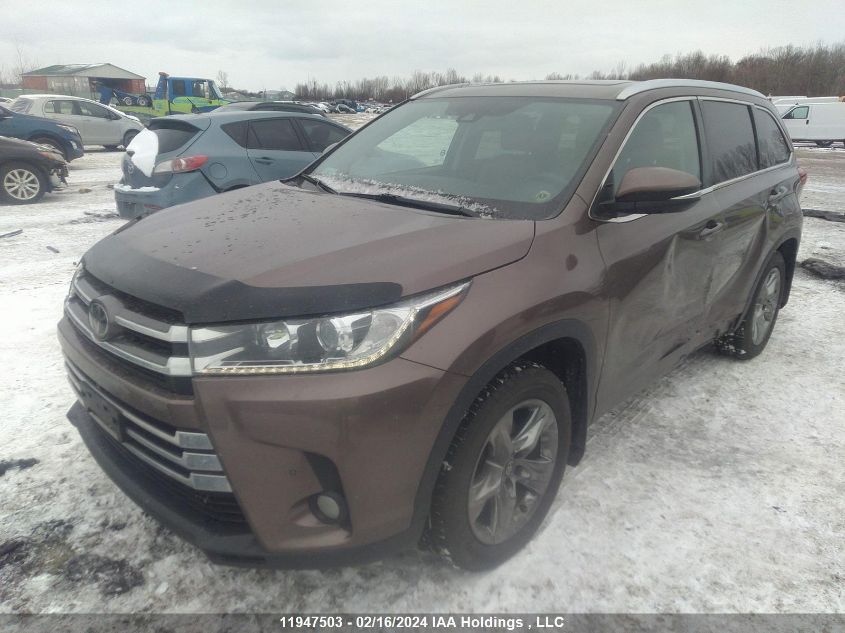 2017 Toyota Highlander Limited VIN: 5TDDZRFH7HS367527 Lot: 11947503