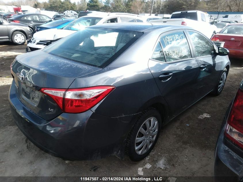 2014 Toyota Corolla L/Le/Le Pls/Prm/S/S Pls VIN: 2T1BURHE4EC186107 Lot: 50419964