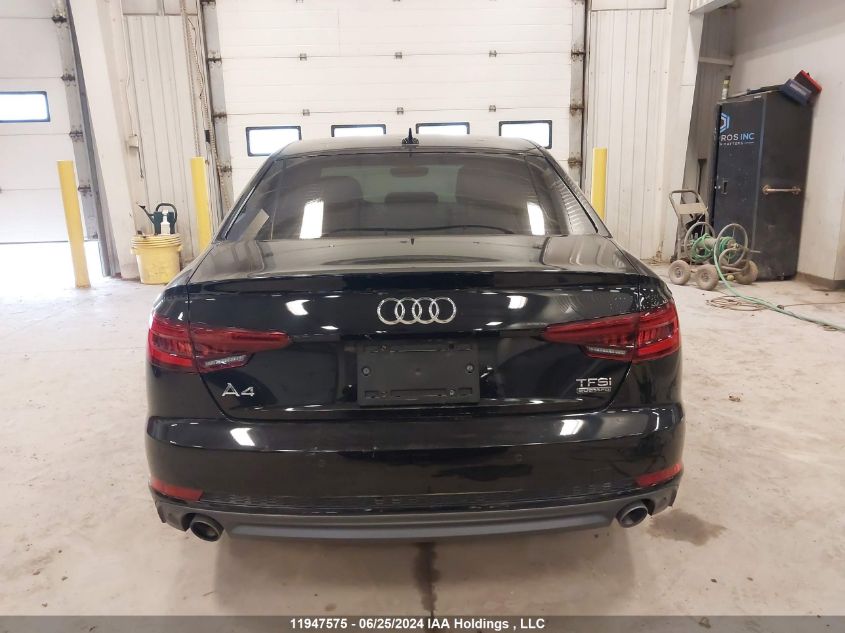 2018 Audi A4 Sedan VIN: WAUBNAF45JN006386 Lot: 11947575