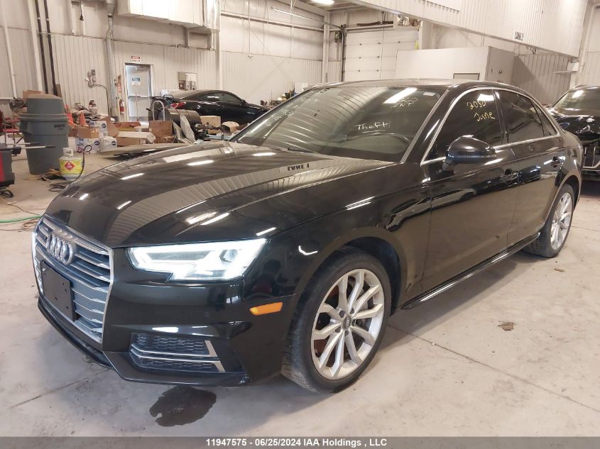 2018 Audi A4 Sedan VIN: WAUBNAF45JN006386 Lot: 11947575