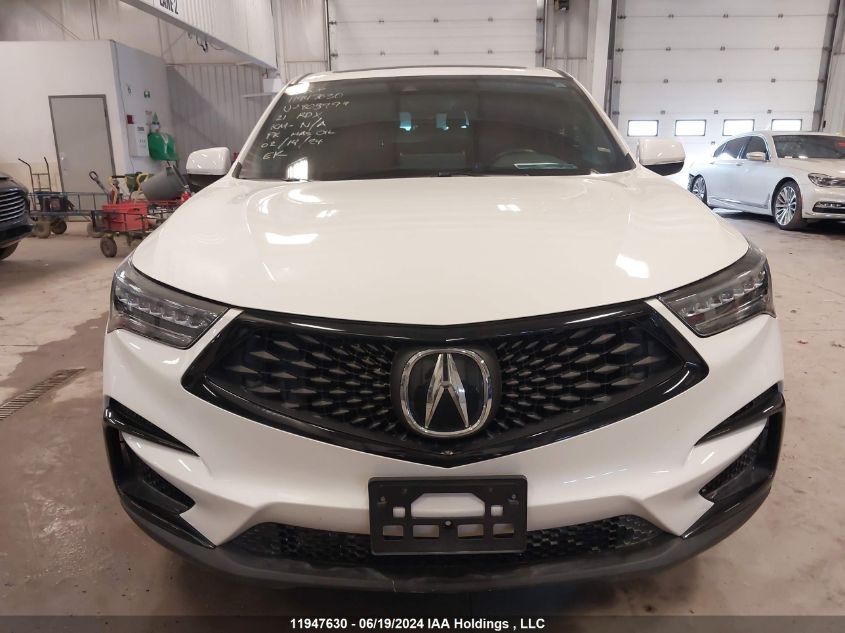 2021 Acura Rdx VIN: 5J8TC2H69ML803999 Lot: 11947630
