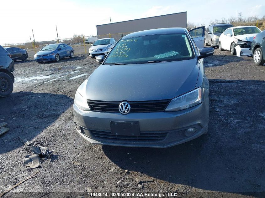 2012 Volkswagen Jetta Sedan VIN: 3VWDK7AJ1CM007789 Lot: 11948014