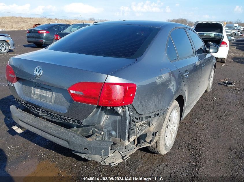 2012 Volkswagen Jetta Sedan VIN: 3VWDK7AJ1CM007789 Lot: 11948014