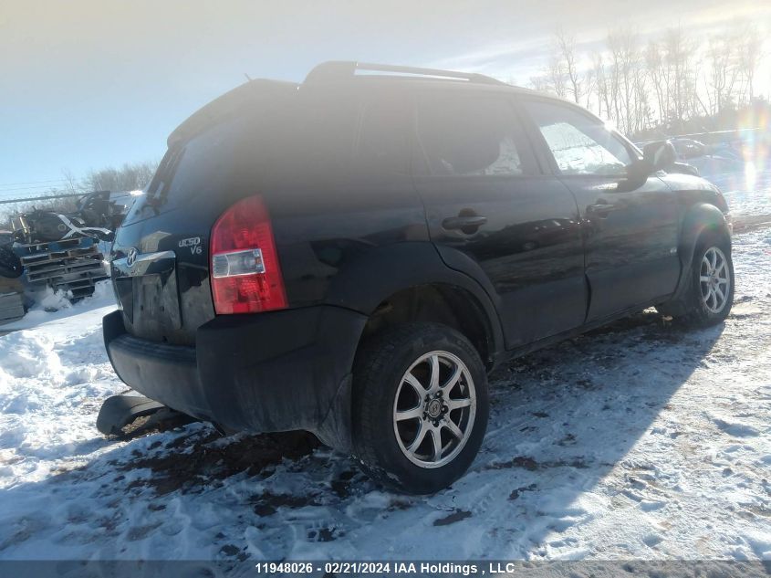 2007 Hyundai Tucson VIN: KM8JM72DX7U689707 Lot: 11948026