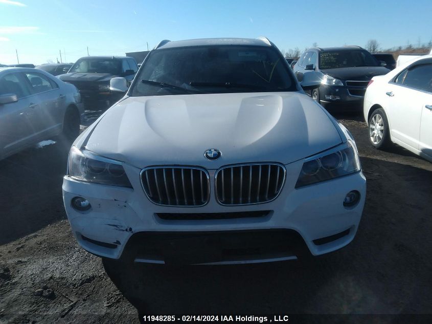 2013 BMW X3 VIN: 5UXWX9C51D0A32030 Lot: 11948285