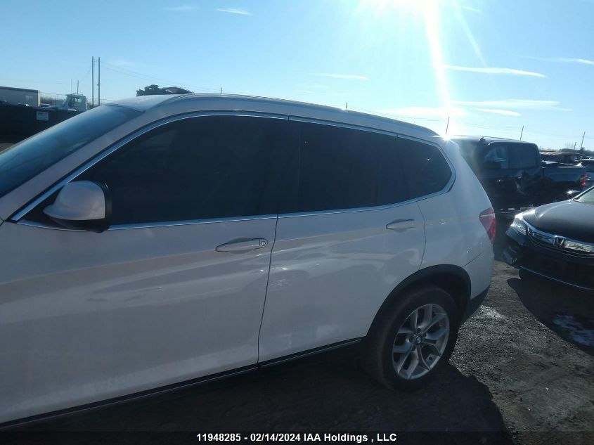 2013 BMW X3 VIN: 5UXWX9C51D0A32030 Lot: 51054354