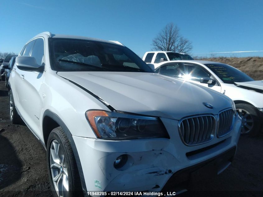 2013 BMW X3 VIN: 5UXWX9C51D0A32030 Lot: 11948285