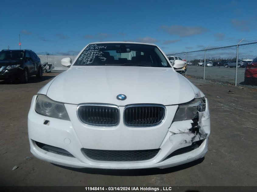 2010 BMW 3 Series VIN: WBAPK7C53AA459492 Lot: 11948414