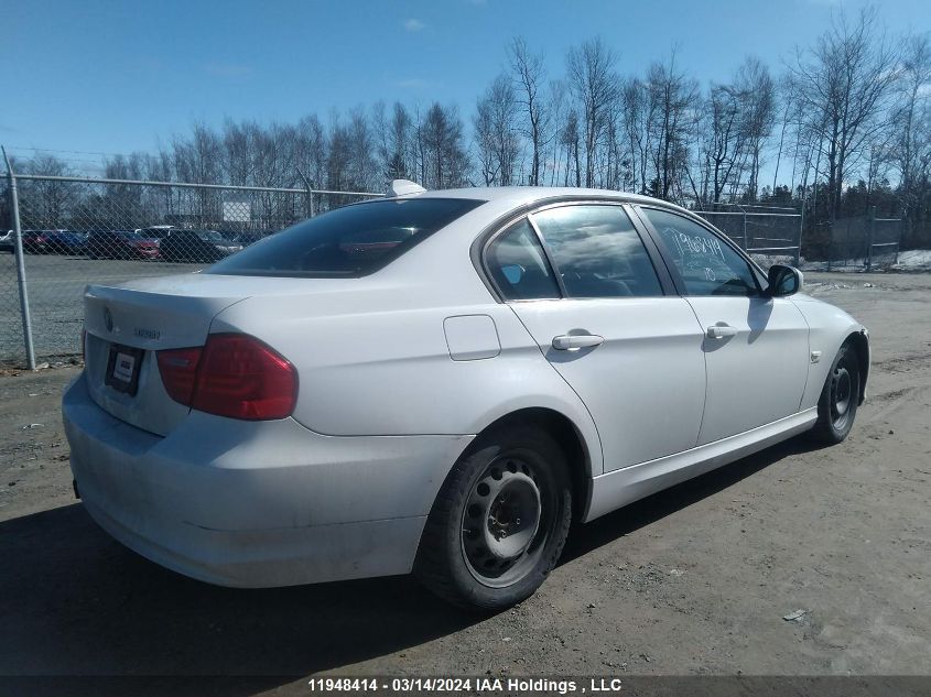 2010 BMW 3 Series VIN: WBAPK7C53AA459492 Lot: 11948414