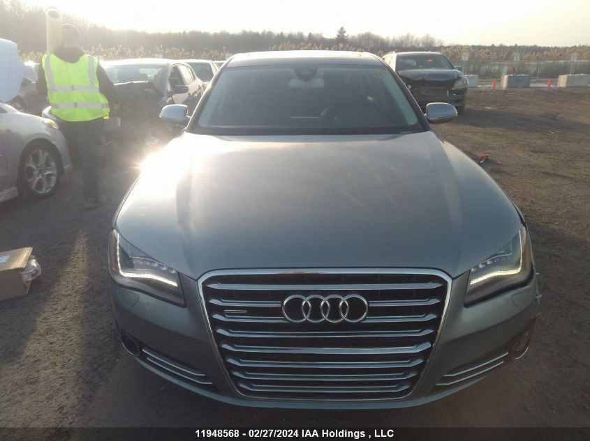 2011 Audi A8 L Quattro VIN: WAURVAFD8BN015079 Lot: 11948568