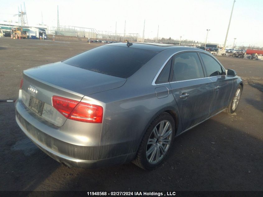 2011 Audi A8 L Quattro VIN: WAURVAFD8BN015079 Lot: 11948568