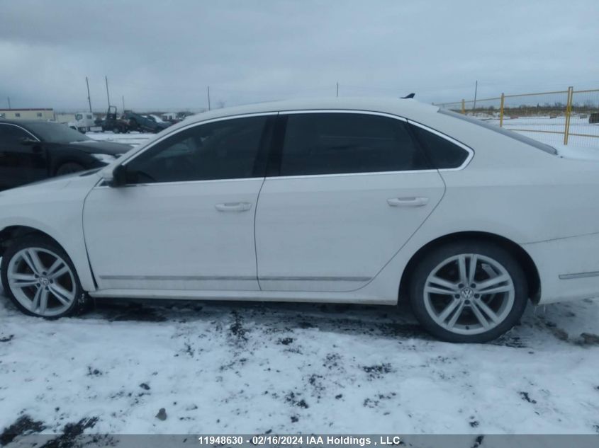 2013 Volkswagen Passat VIN: 1VWCN7A38DC115818 Lot: 11948630