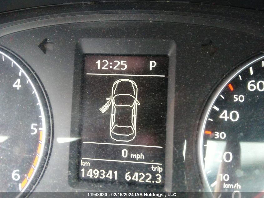 2013 Volkswagen Passat VIN: 1VWCN7A38DC115818 Lot: 11948630