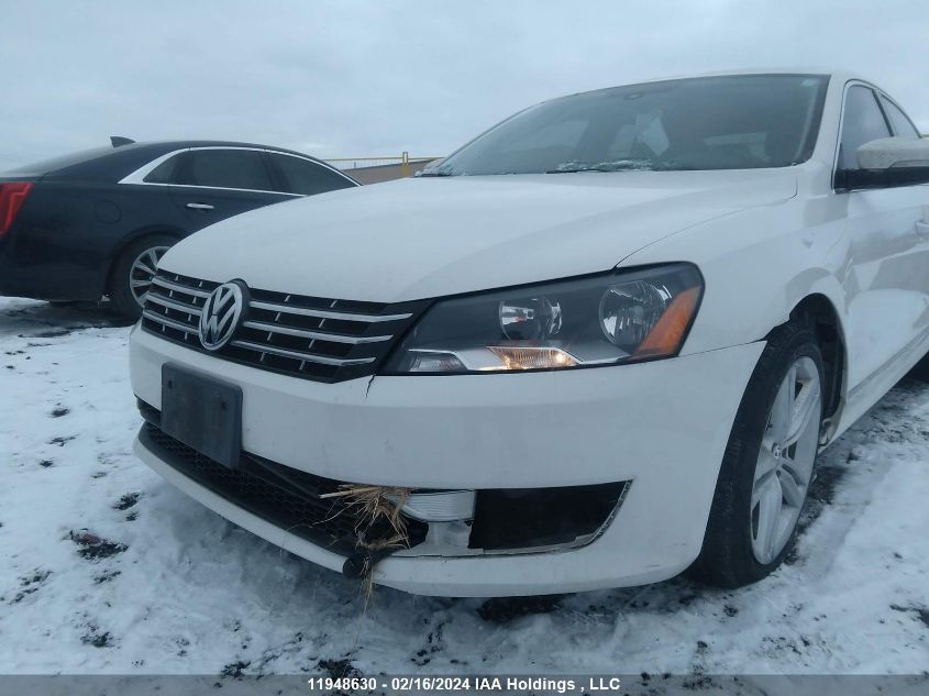 2013 Volkswagen Passat VIN: 1VWCN7A38DC115818 Lot: 11948630