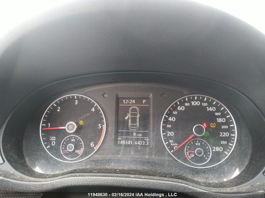 2013 Volkswagen Passat VIN: 1VWCN7A38DC115818 Lot: 11948630