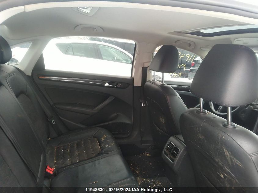 2013 Volkswagen Passat VIN: 1VWCN7A38DC115818 Lot: 11948630