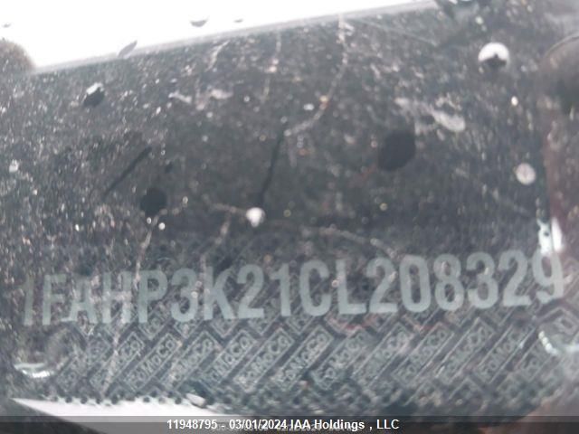 2012 Ford Focus Se VIN: 1FAHP3K21CL208329 Lot: 11948795