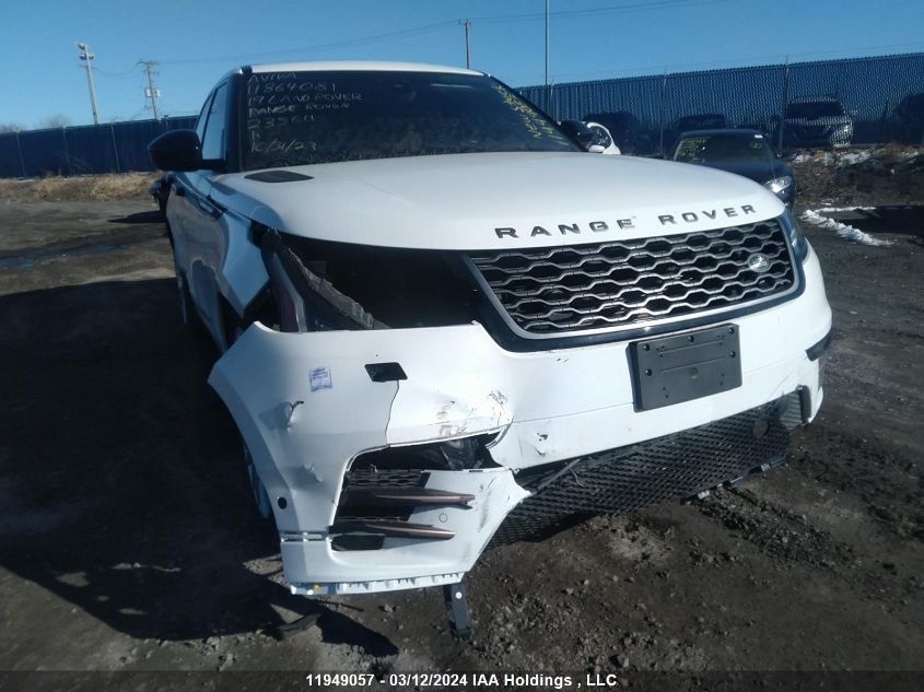 2019 Land Rover Range Rover Velar VIN: SALYL2FV9KA235611 Lot: 11949057