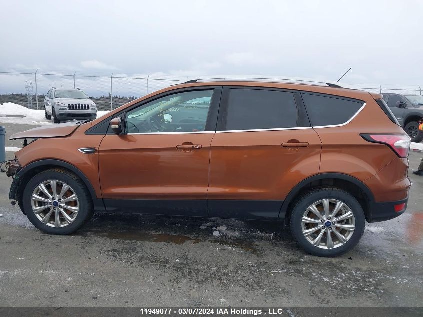 2017 Ford Escape Titanium VIN: 1FMCU9J92HUA42897 Lot: 11949077