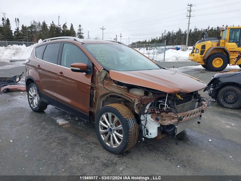 2017 Ford Escape Titanium VIN: 1FMCU9J92HUA42897 Lot: 11949077