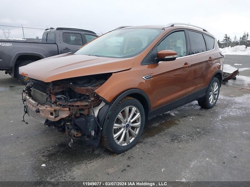 2017 Ford Escape Titanium VIN: 1FMCU9J92HUA42897 Lot: 11949077