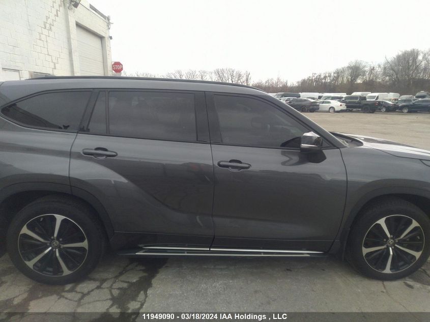 2022 Toyota Highlander Xse VIN: 5TDLZRBHXNS172499 Lot: 11949090